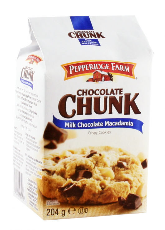 Crispy Cookies chocolat au lait et noix de macadamia 