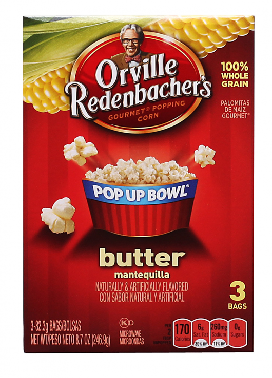 Popcorn movie theater butter