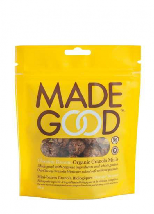 Mini barres muesli chocolat banane BIO