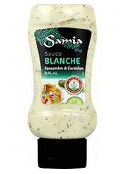Sauce blanche concombre et cornichon Halal