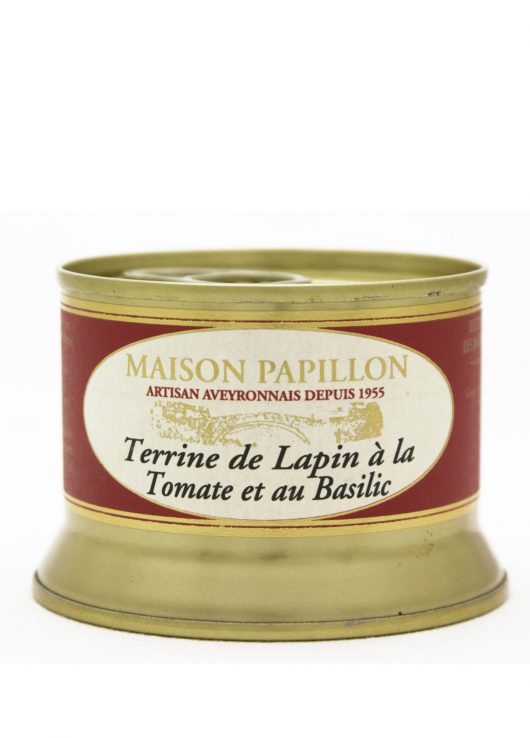 Terrine de lapin à la tomate et basilic