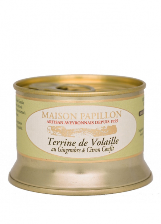 Terrine de volaille au gingembre et citron confit 