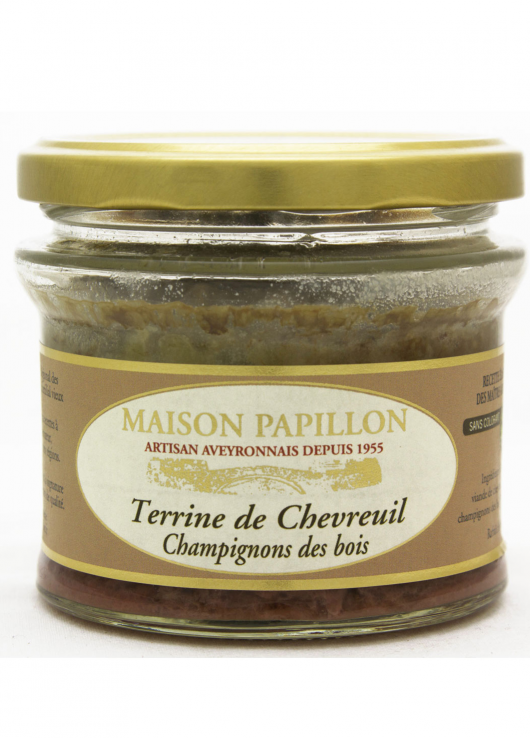 Terrine de chevreuil aux champignons