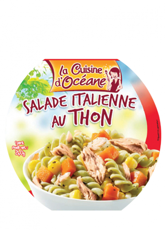 Salade italienne de pâtes au thon et légumes