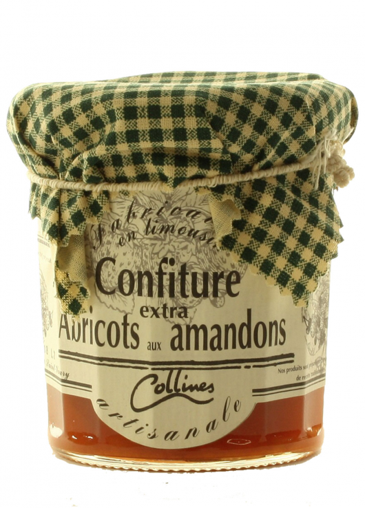 Confiture abricots aux amandons