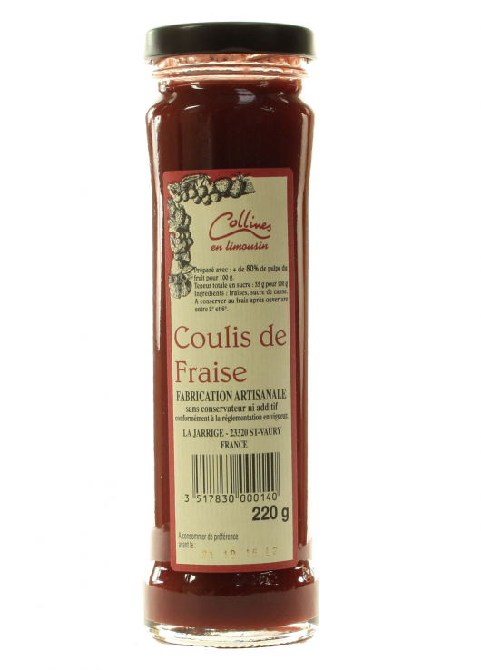 Coulis de fraise