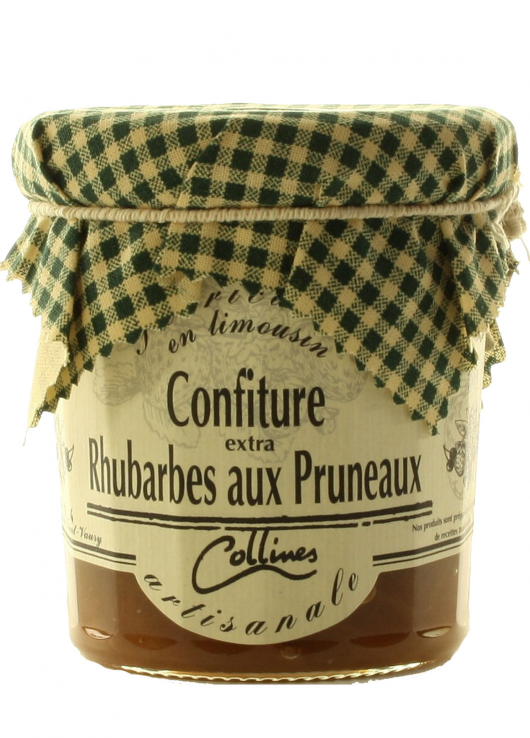Confiture rhubarbes aux pruneaux