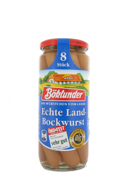 Veritable saucisses Bockwurst 