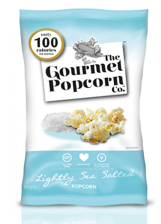 Popcorn légèrement salé au sel de mer