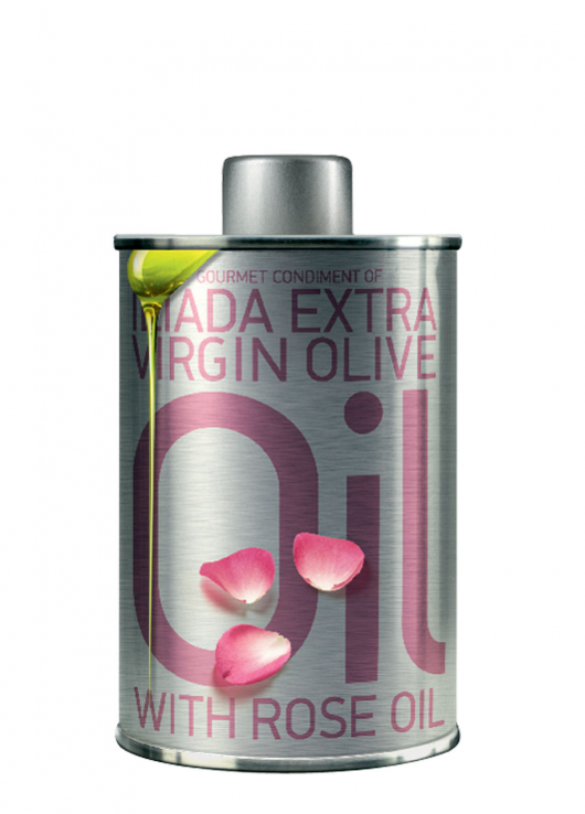 Huile d'olive extra vierge à l'huile de rose