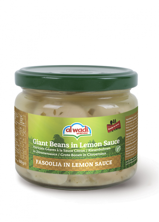 Haricots géants à la sauce citron
