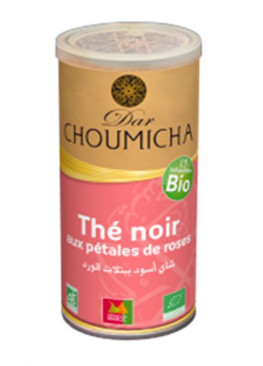 Thé noir aux pétales de roses