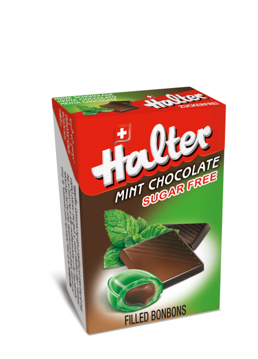 Bonbon sans sucre menthe chocolat