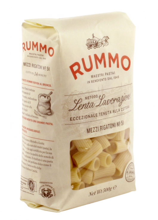 Mezzi Rigatoni Al Bronzo