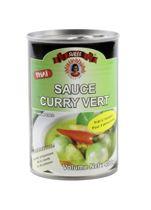 Sauce au curry vert et lait de coco