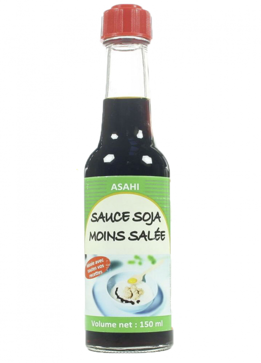 Sauce soja moins salée 
