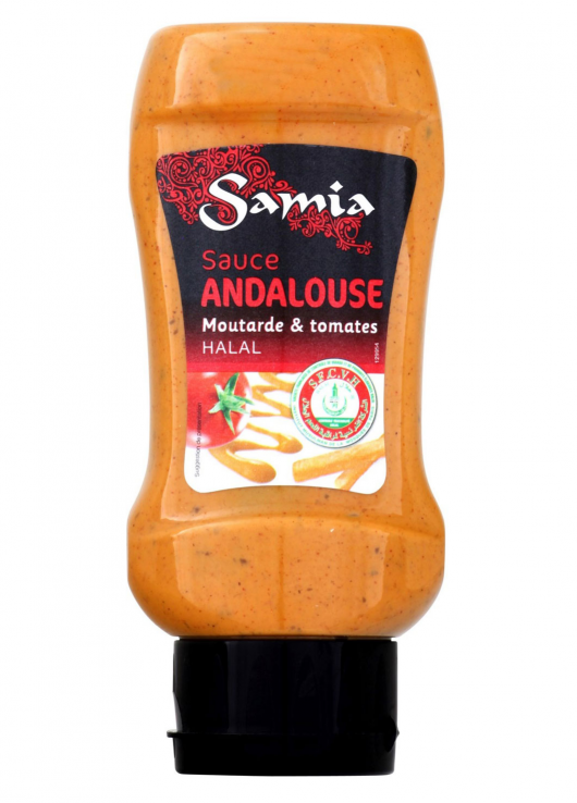 Sauce andalouse moutarde et tomates halal