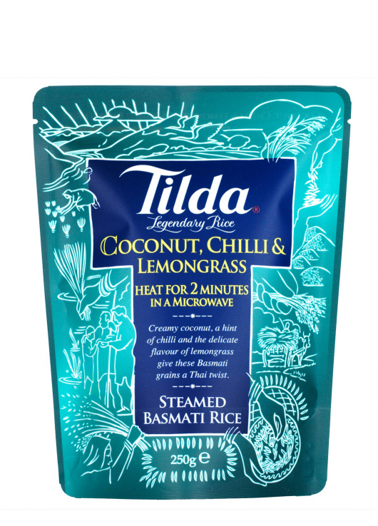 Riz basmati vapeur coco, piment & citronnelle