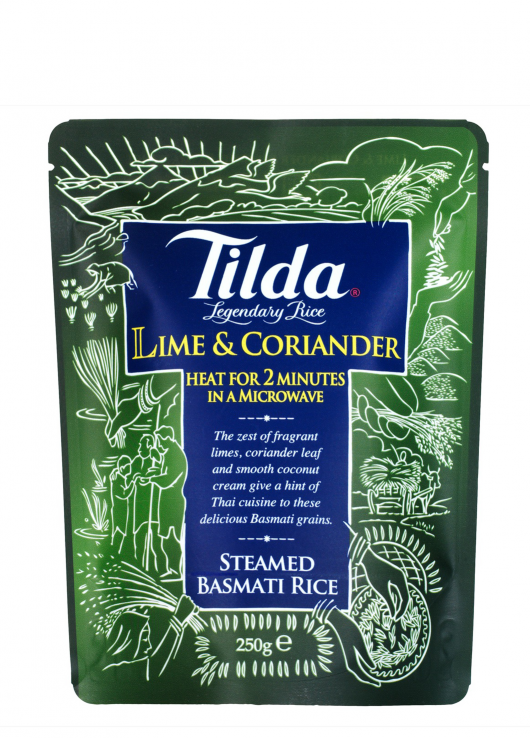 Riz basmati vapeur citron vert et coriandre