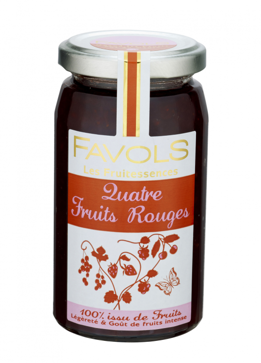 Confiture 4 fruits rouges