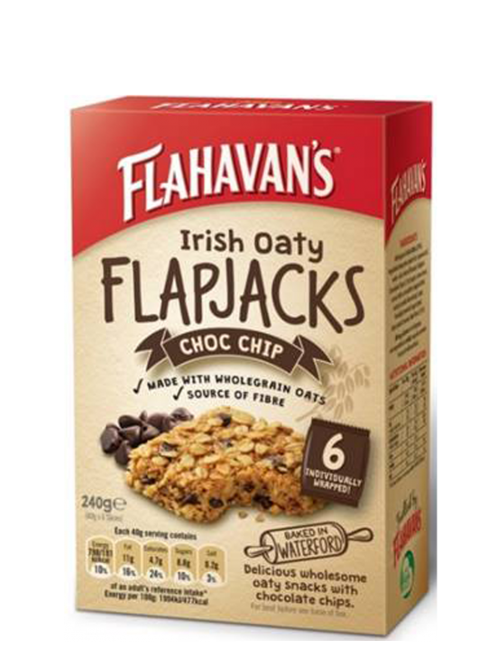 Irish Flapjacks – Choc Chip