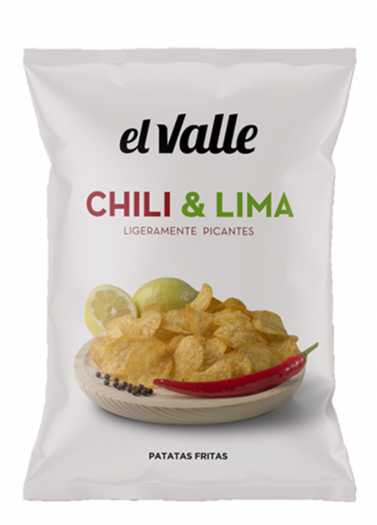 El Valle chips saveur chili et citron vert