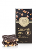 Chocolat extra noir 70% avec noisettes